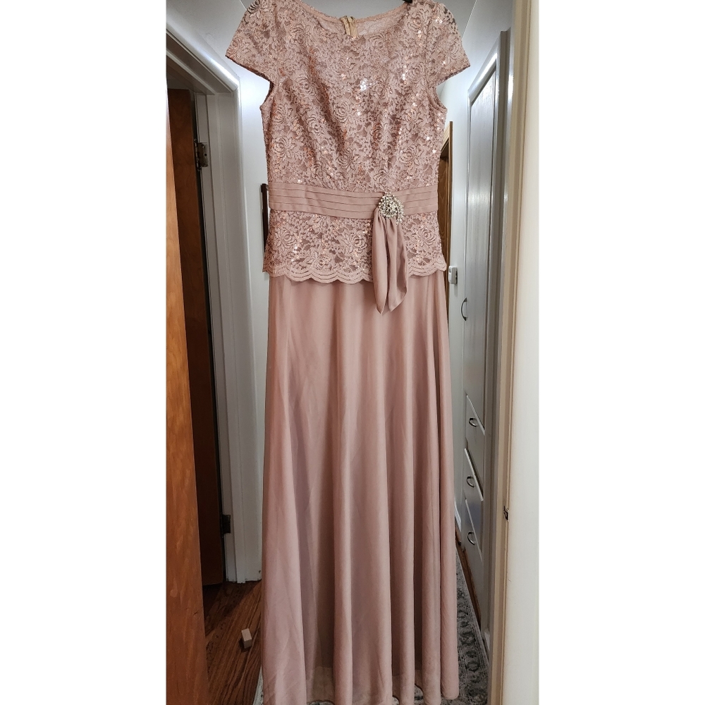 Mother of the Bride formal dress wedding lace